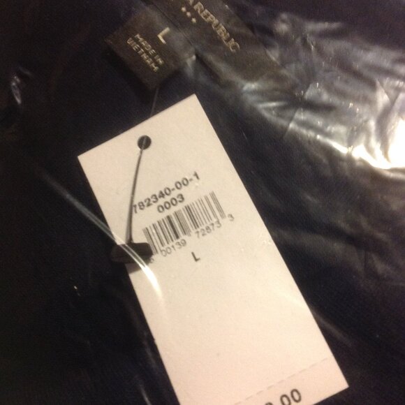 Banana Republic Men's Large & X-L Navy Snap Closure Shirt Jackets- New with Tags - Picture 4 of 10